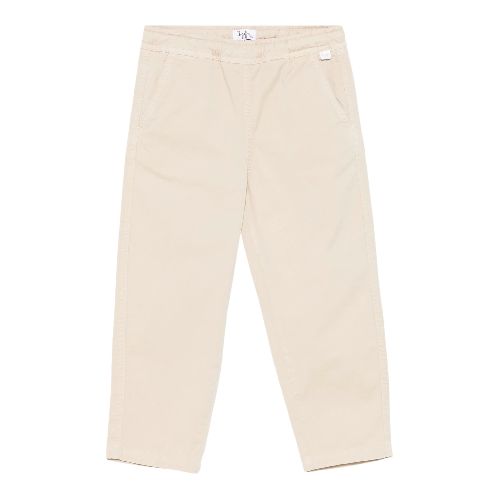 Il Gufo Pantalone Tinta Unita con Elastico In Vita per Bambino P25PL404C6074 BEIGE IL GUFO 