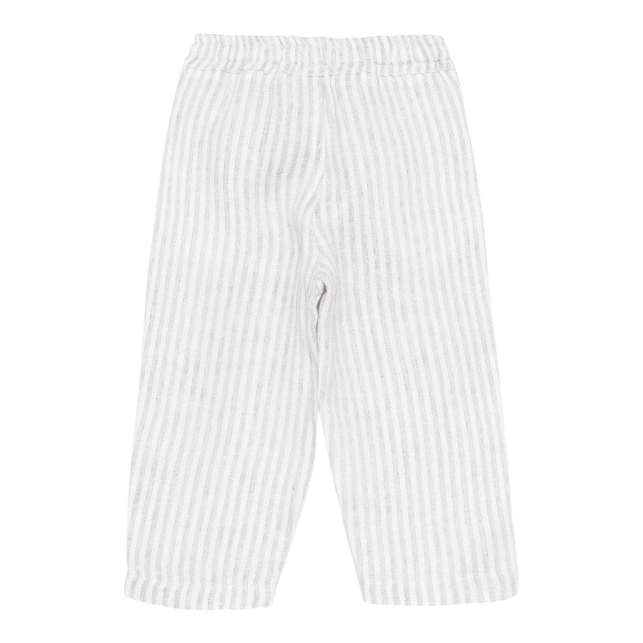 Il Gufo Pantalone Fantasia A Righe con Elastico In Vita per Neonato P25PL404L1018 BEIGE IL GUFO 