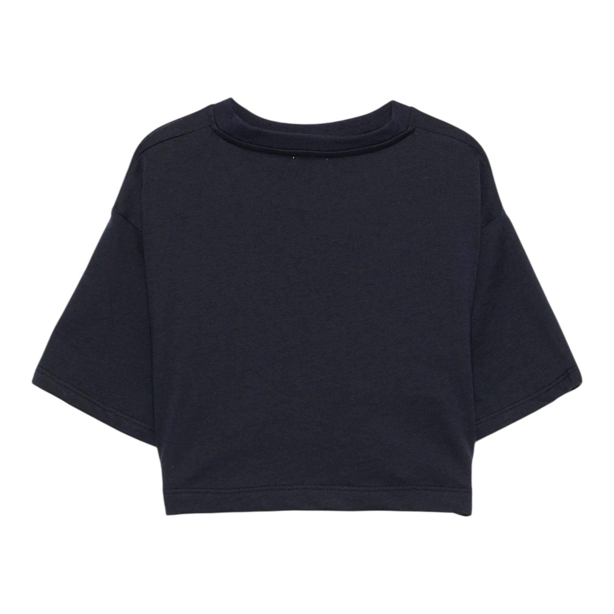 Il Gufo T-Shirt Girocollo Tinta Unita con Stampa per Bambina P25TS477MF001 BLU IL GUFO 