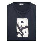 Il Gufo T-Shirt Girocollo Tinta Unita con Stampa per Neonata P25TS477MF001N BLU IL GUFO 