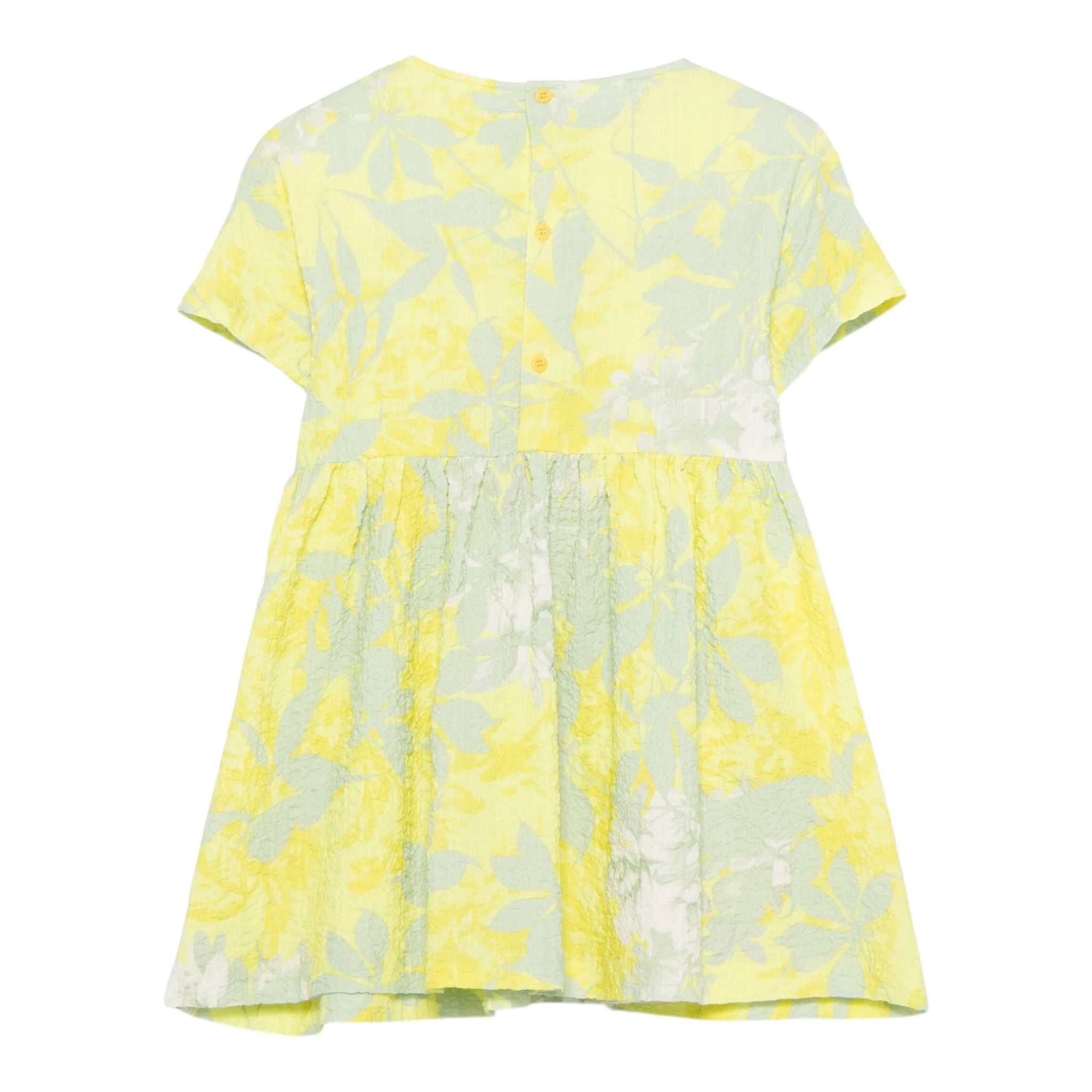 Il Gufo Abito Mezza Manica Bicolore per Bambina P25VM779C4143J GIALLO IL GUFO 