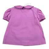 Ilfarobimbi Abito tinta unita con Colletto Magenta per Neonata IFB50184 MAGENTA ILFAROBIMBI 