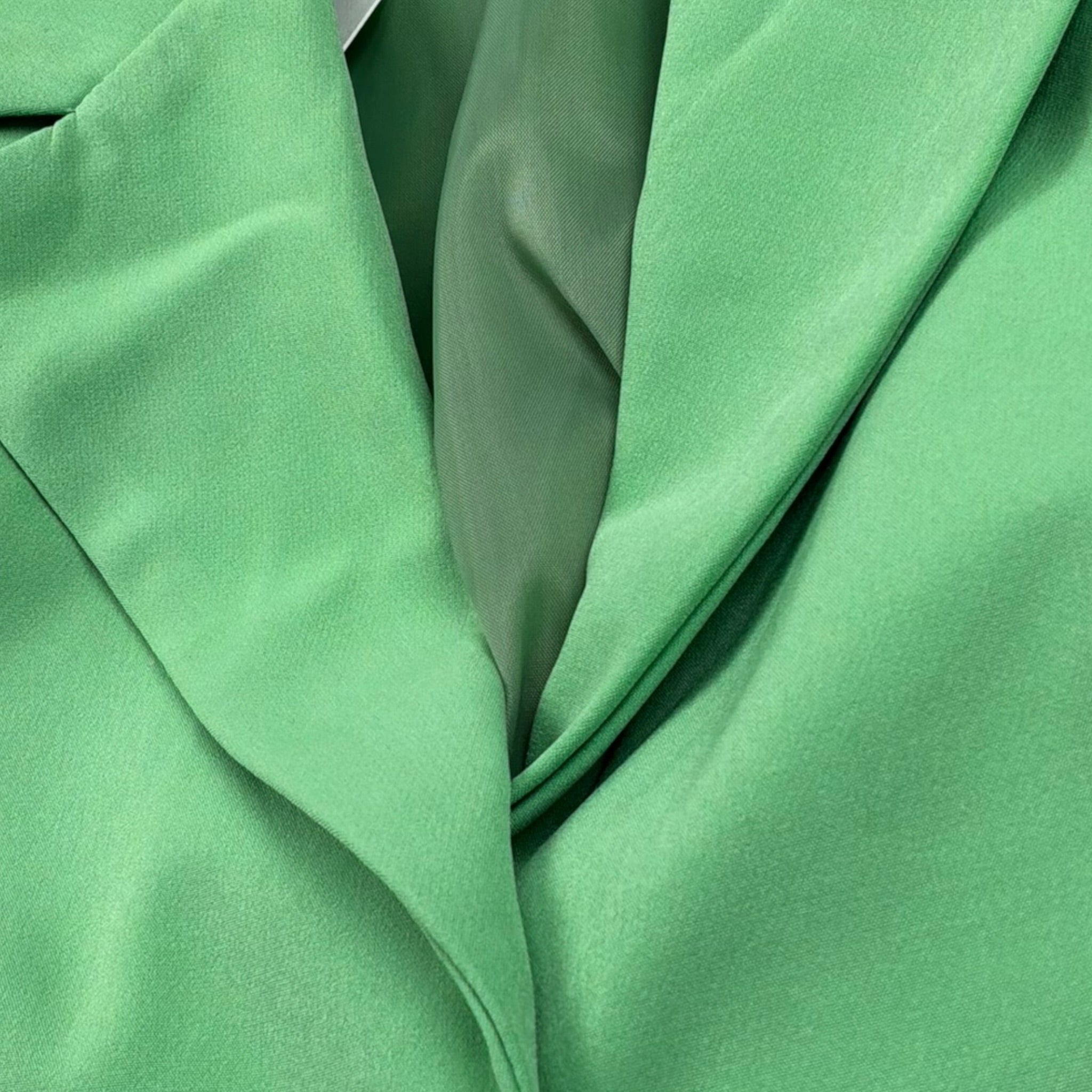 Illiana Giacca Tinta Unita Modello Crop per Bambina 534 VERDE ILLIANA 