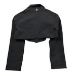 Imperial Giacca Tinta Unita Modello Crop per Bambina JB19132G75 NERO IMPERIAL 