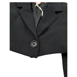 Imperial Giacca Tinta Unita Modello Crop per Bambina JB19132G75 NERO IMPERIAL 