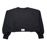 Imperial Felpa Chiusa Modello Crop Tinta Unita per Bambina LB39042G75 NERO IMPERIAL 