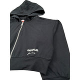 Imperial Felpa con Zip E Cappuccio Tinta Unita per Bambina LK08042G75 NERO IMPERIAL 