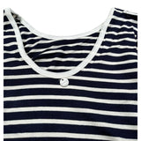 Imperial Shirt Fantasia A Righe per Bambina ML05031G75 BIANCO/BLU IMPERIAL 