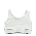 Imperial Kids Top Tinta Unita A Costine per Bambina M023070G75 BIANCO IMPERIAL KIDS 