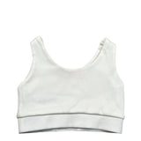 Imperial Kids Top Tinta Unita A Costine per Bambina M023070G75 BIANCO IMPERIAL KIDS 