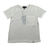 Imperial Kids T-Shirt Tinta Unita con Taschino per Bambino MBB9030B72 PANNA IMPERIAL KIDS 