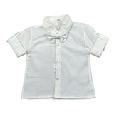 Isabel & Martinez Set Camicia-Papillion Tinta Unita per Neonato IM24B91 BIANCO ISABEL & MARTINEZ 