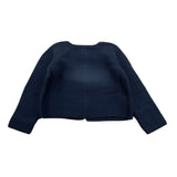 Isi Baby Cardigan In Filo Tinta Unita per Neonata SCCI127GFMM BLU ISI BABY 