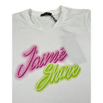 J'Aime' T-Shirt Girocollo tinta unita con Stampa Bianco per Bambina JG407825TS BIANCO J'AIME' 