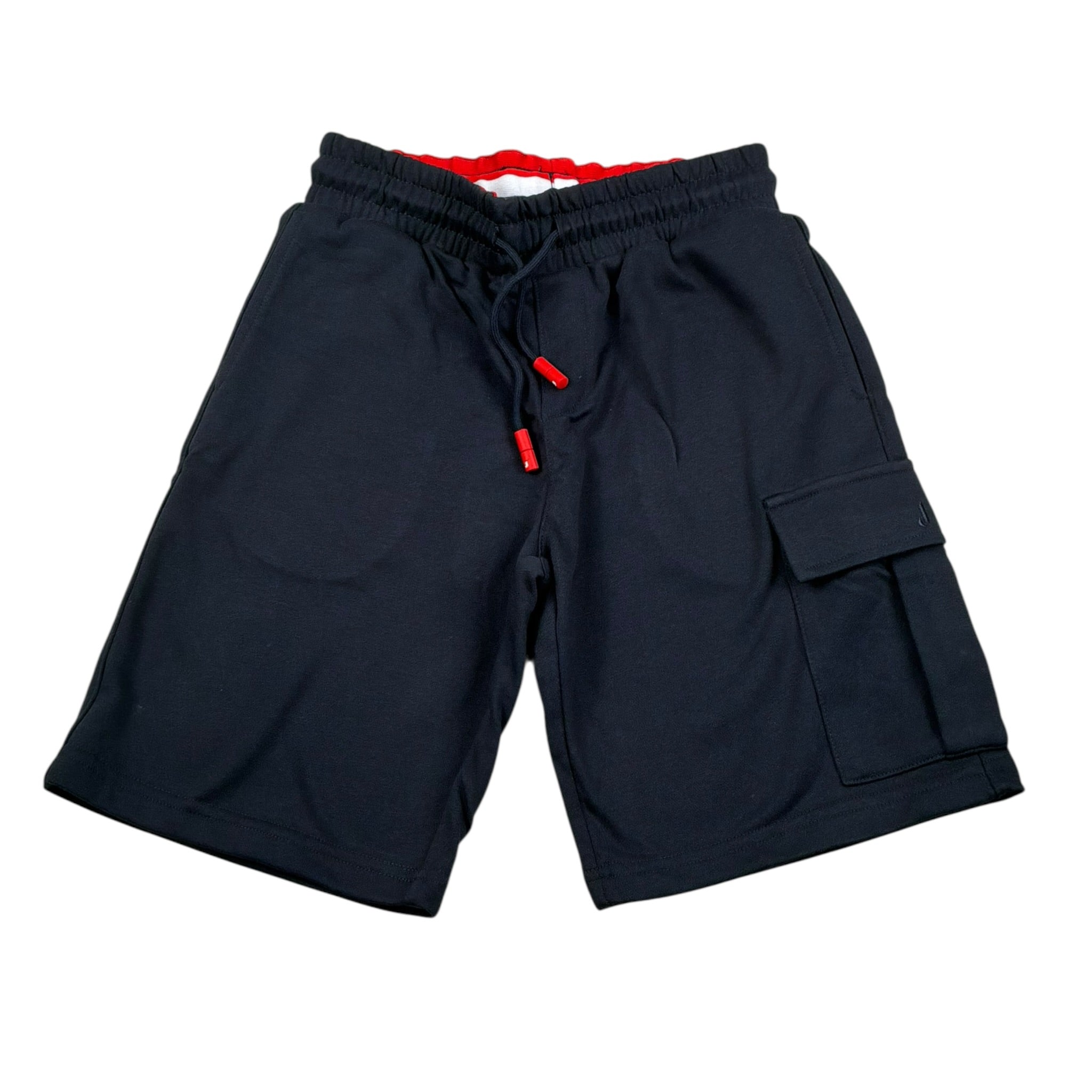 Jeckerson Bermuda Tuta Tinta Unita con Tascone per Bambino J3825 BLU JECKERSON 