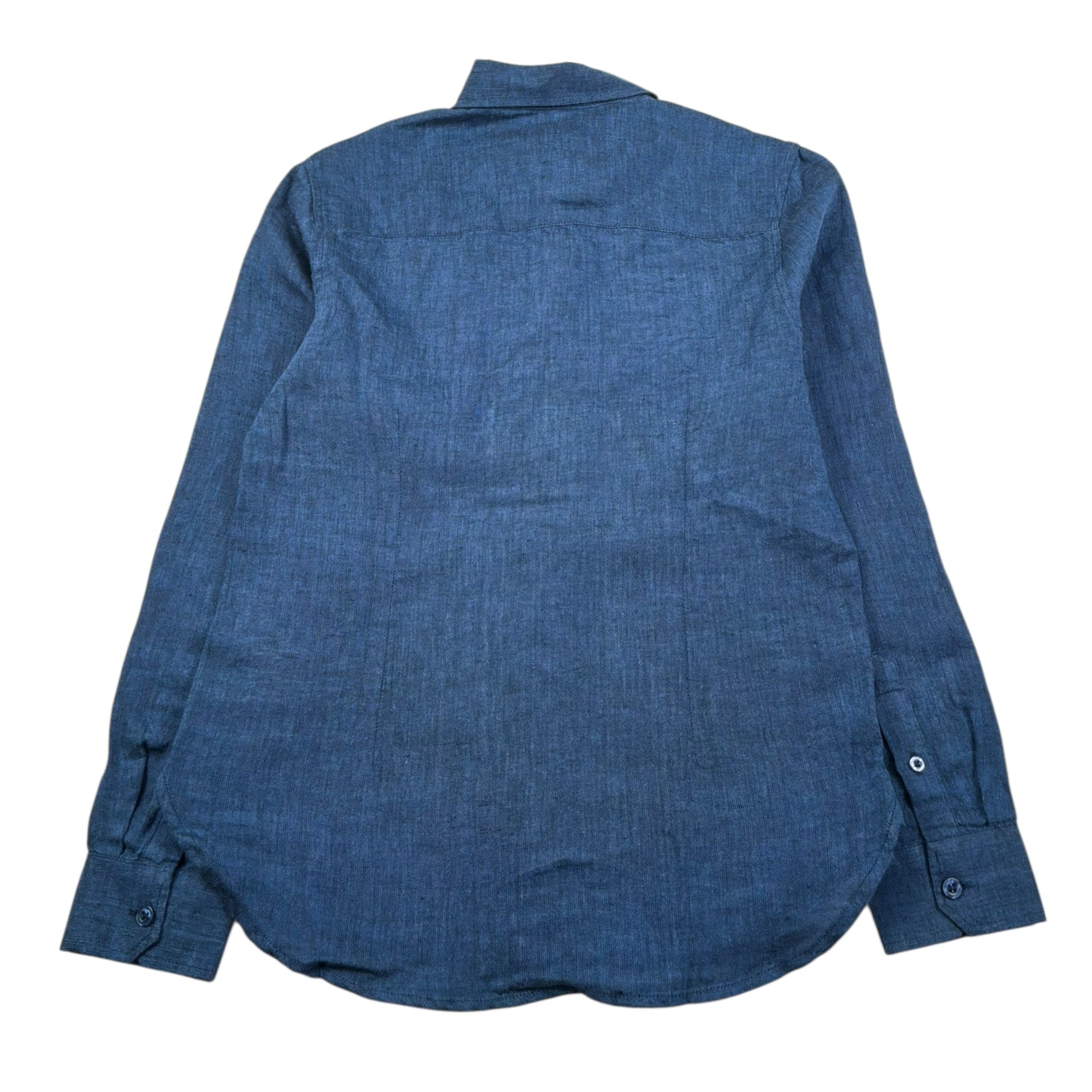 Jeckerson Camicia Manica Lunga Tinta Unita Collo Coreano per Bambino J3897 BLU JECKERSON 