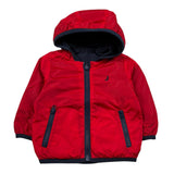 Jeckerson Giubbino Tinta Unita con Zip E Cappuccio per Neonato JN4015 ROSSO JECKERSON 