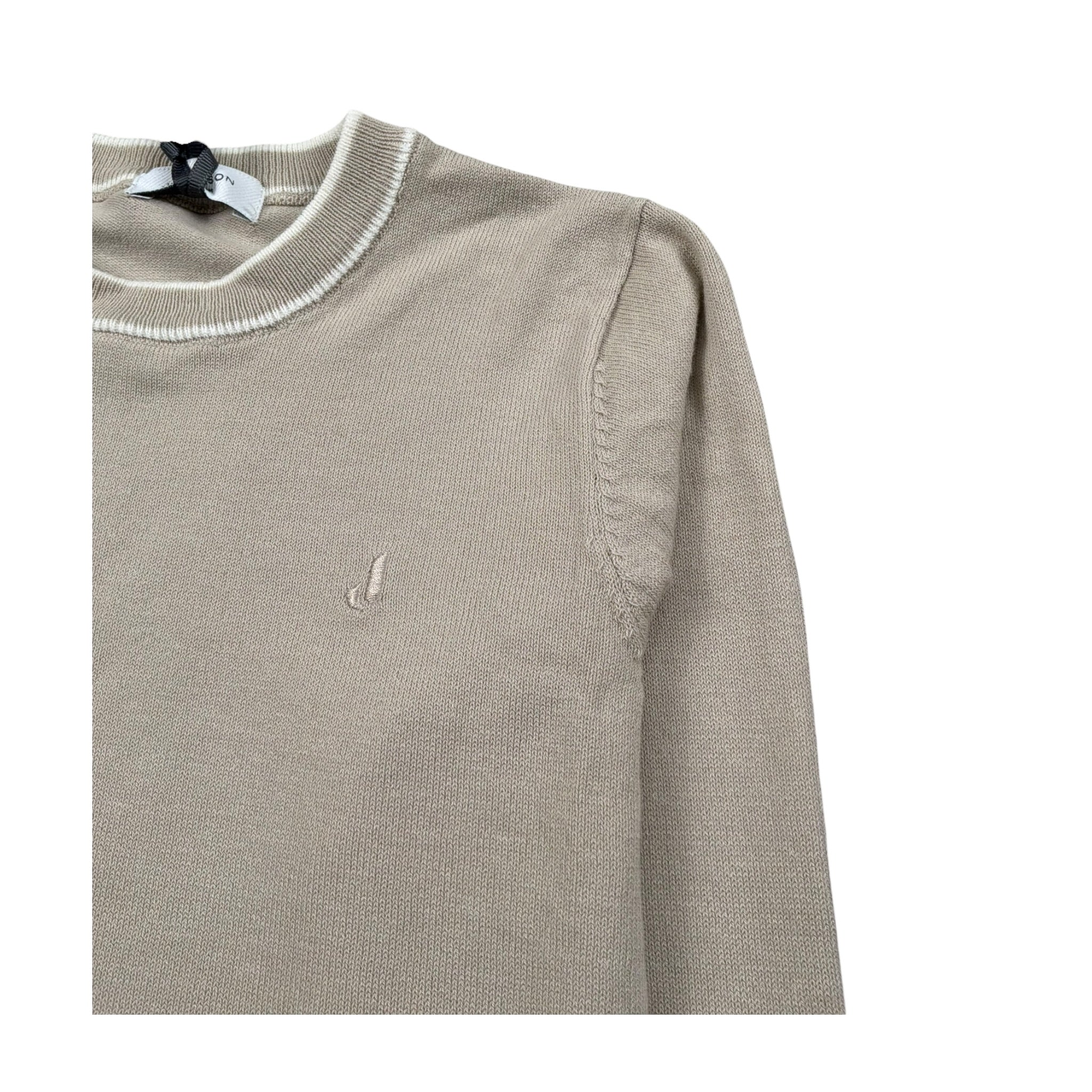Jeckerson Maglia Girocollo Tinta Unita per Neonato JN4049 BEIGE JECKERSON 