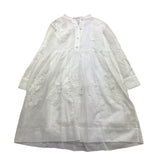 Jesvrvm Abit Tinta Unita Modello Camicia per Bambina ORCHIDEA BIANCO JESVRVM 