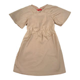 Jijil Abito tinta unita con Cintura Beige per Bambina JJ323AB032 BEIGE JIJIL 