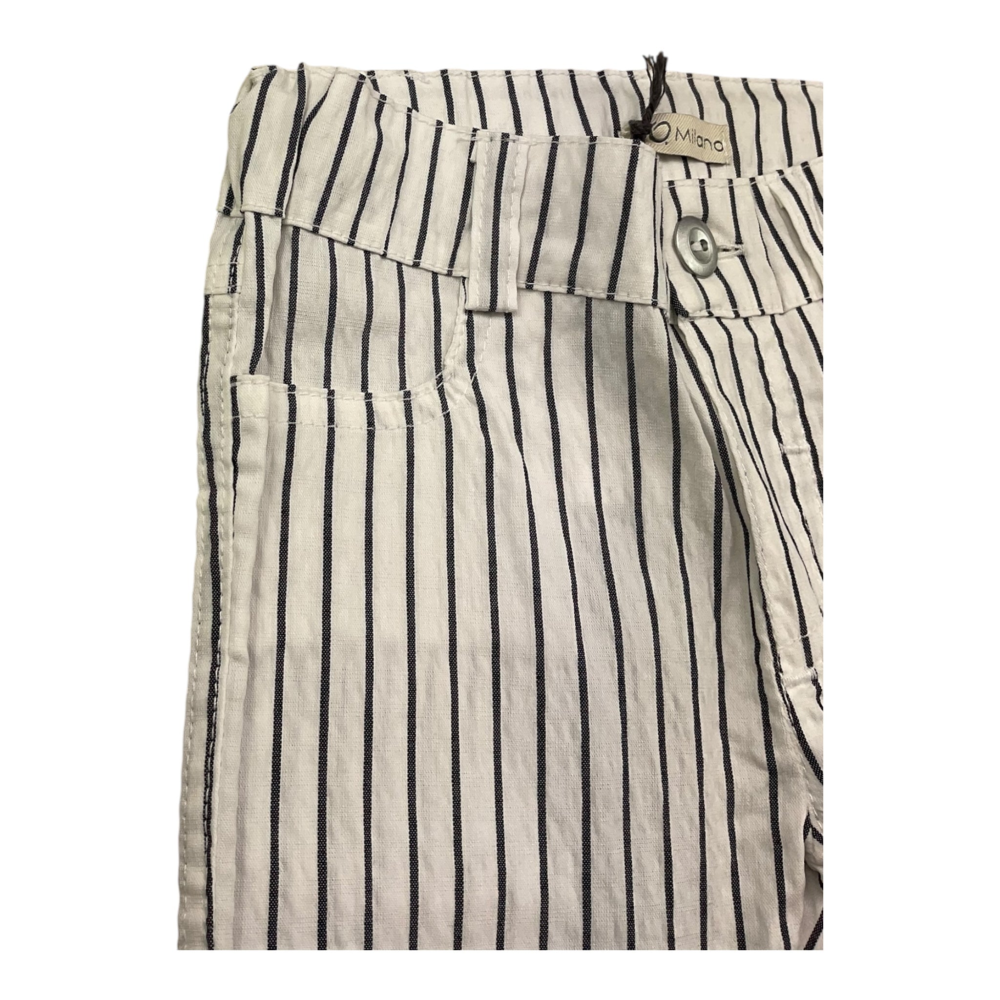 J.O. Milano Pantalone Fantasia A Righe  per Neonato 174I1 BIANCO J.O. MILANO 