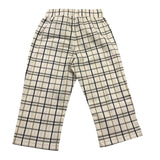 J.O. Milano Pantalone Tinta Unita Fantasia Quadri con Elastico In Vita per Neonato 274C2N BIANCO J.O. MILANO 