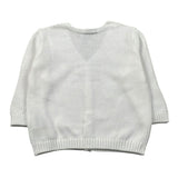 J.O. Milano Cardigan Tinta Unita Scollo A V per Neonato 573Z2 BIANCO J.O. MILANO 