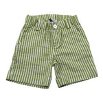 J.O. Milano Bermuda Fantasia A Righe con Elastico In Vita Verde per Neonato 574M1X VERDE J.O. MILANO 