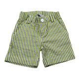 J.O. Milano Bermuda Fantasia A Righe con Elastico In Vita Verde per Neonato 574M1X VERDE J.O. MILANO 