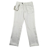 John Richmond Pantalone Tinta Unita con Bottoni per Bambino RBP24099PAX BIANCO JOHN RICHMOND 