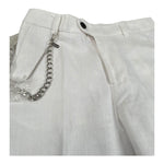John Richmond Pantalone Tinta Unita con Bottoni per Bambino RBP24099PAX BIANCO JOHN RICHMOND 