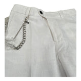John Richmond Pantalone Tinta Unita con Bottoni per Bambino RBP24099PAX BIANCO JOHN RICHMOND 