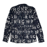 John Richmond Camicia Bicolore Logata per Neonato RBP24121CAN BIANCO/NERO JOHN RICHMOND 