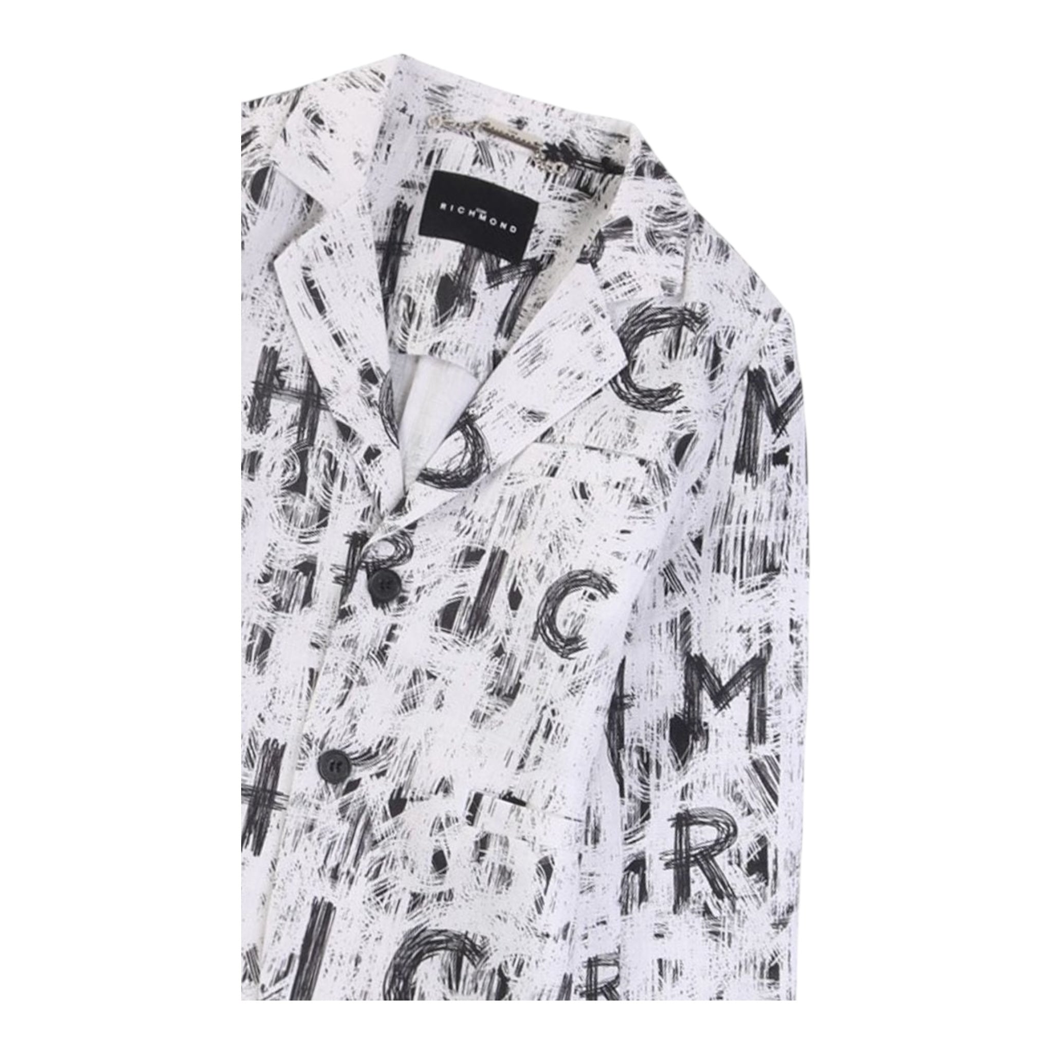 John Richmond Giacca Tinta Unita Logata per Bambino RBP24146GCHB BIANCO JOHN RICHMOND 