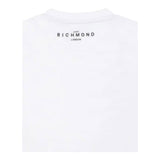 John Richmond T-Shirt Girocollo Tinta Unita con Stampa per Bambino RBP25003TSJ BIANCO JOHN RICHMOND 