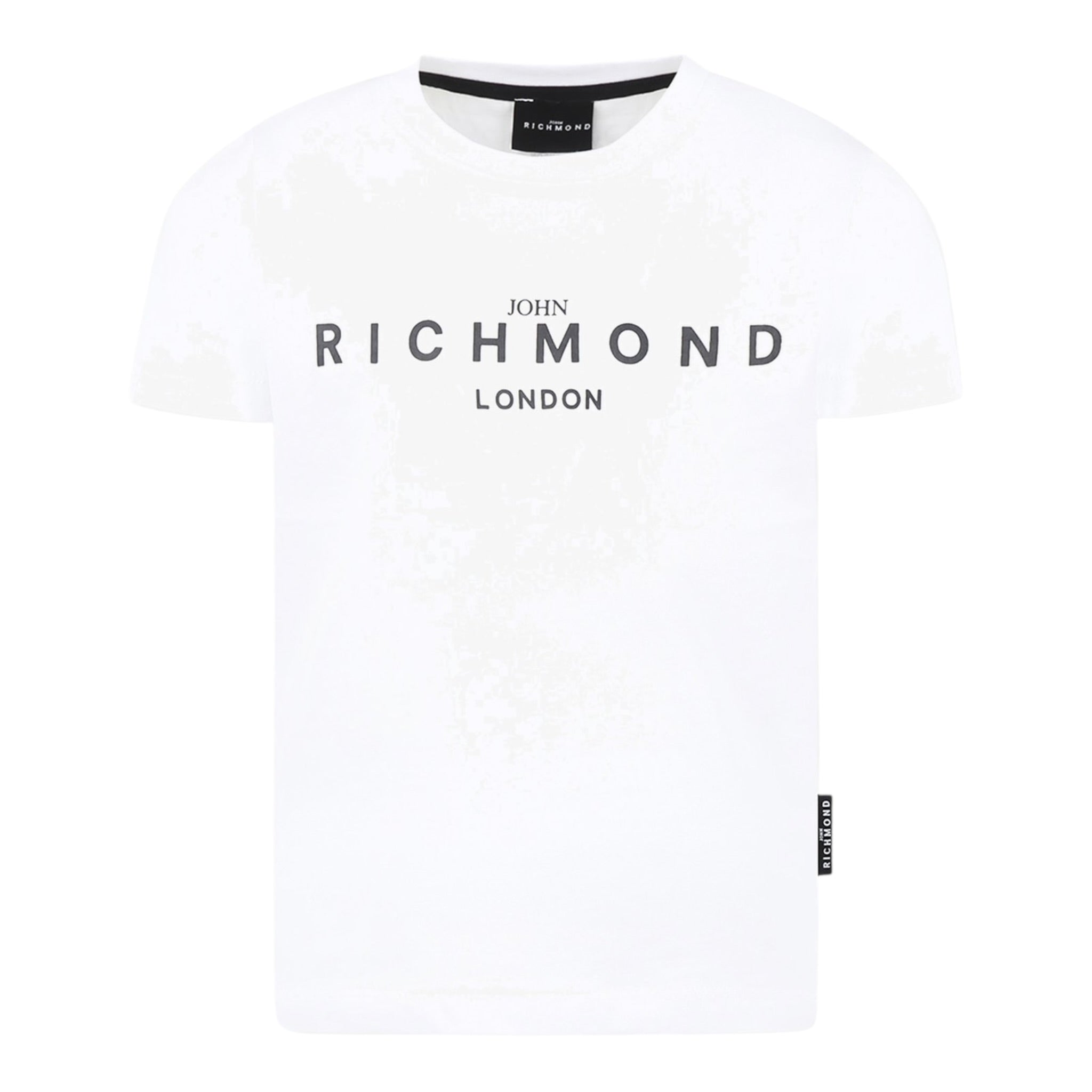 John Richmond T-Shirt Girocollo tinta unita con Stampa Bianco per Bambino RBP25003TSXXX BIANCO JOHN RICHMOND 
