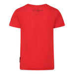 John Richmond T-Shirt Girocollo tinta unita con Stampa Rosso per Bambino RBP25003TSXXX ROSSO JOHN RICHMOND 