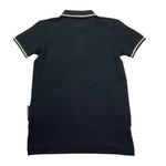 John Richmond Polo Mezza Manica Tinta Unita per Bambino RBP25010PO NERO JOHN RICHMOND 