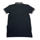 John Richmond Polo Mezza Manica Tinta Unita per Bambino RBP25010PO NERO JOHN RICHMOND 