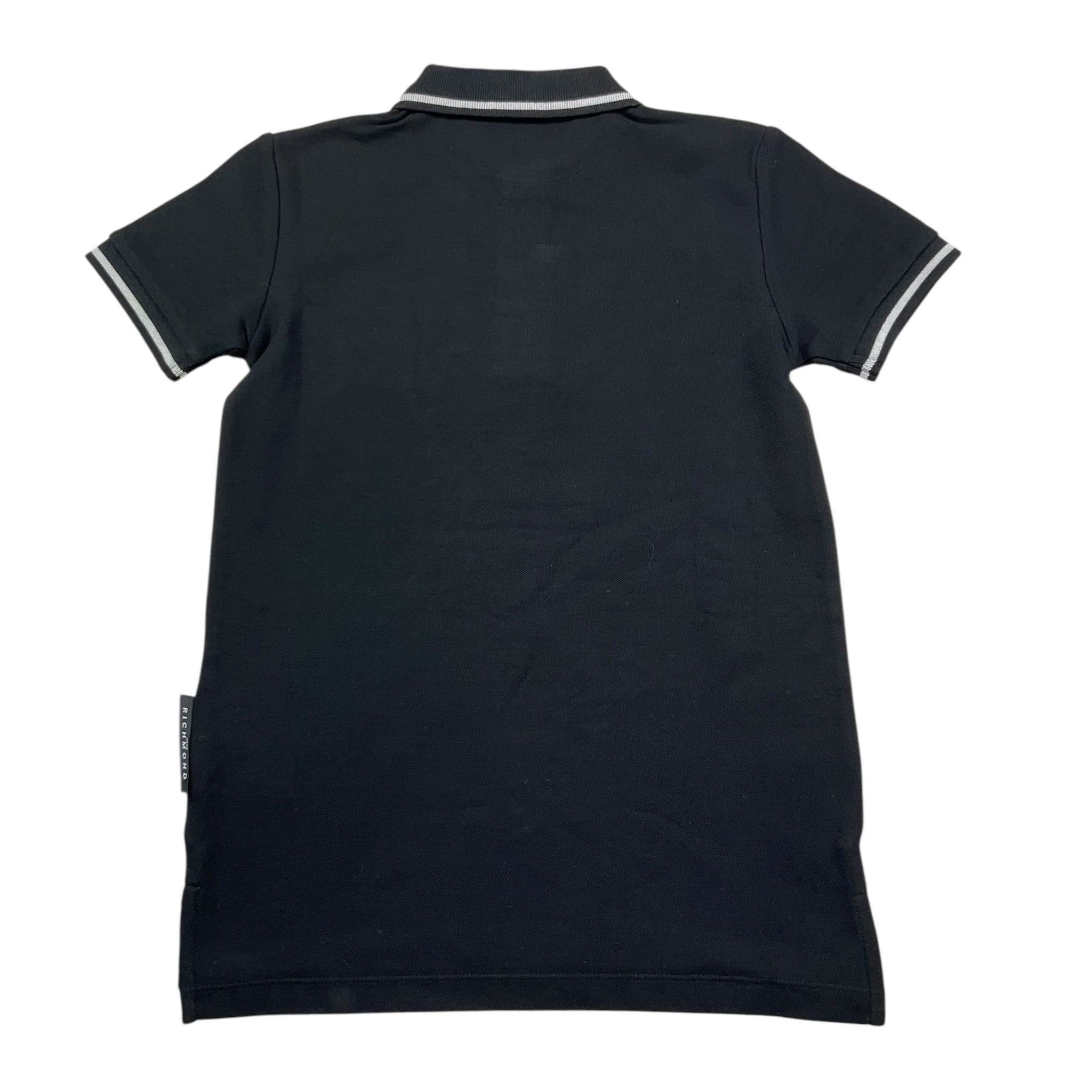 John Richmond Polo Mezza Manica Tinta Unita per Bambino RBP25010PO NERO JOHN RICHMOND 