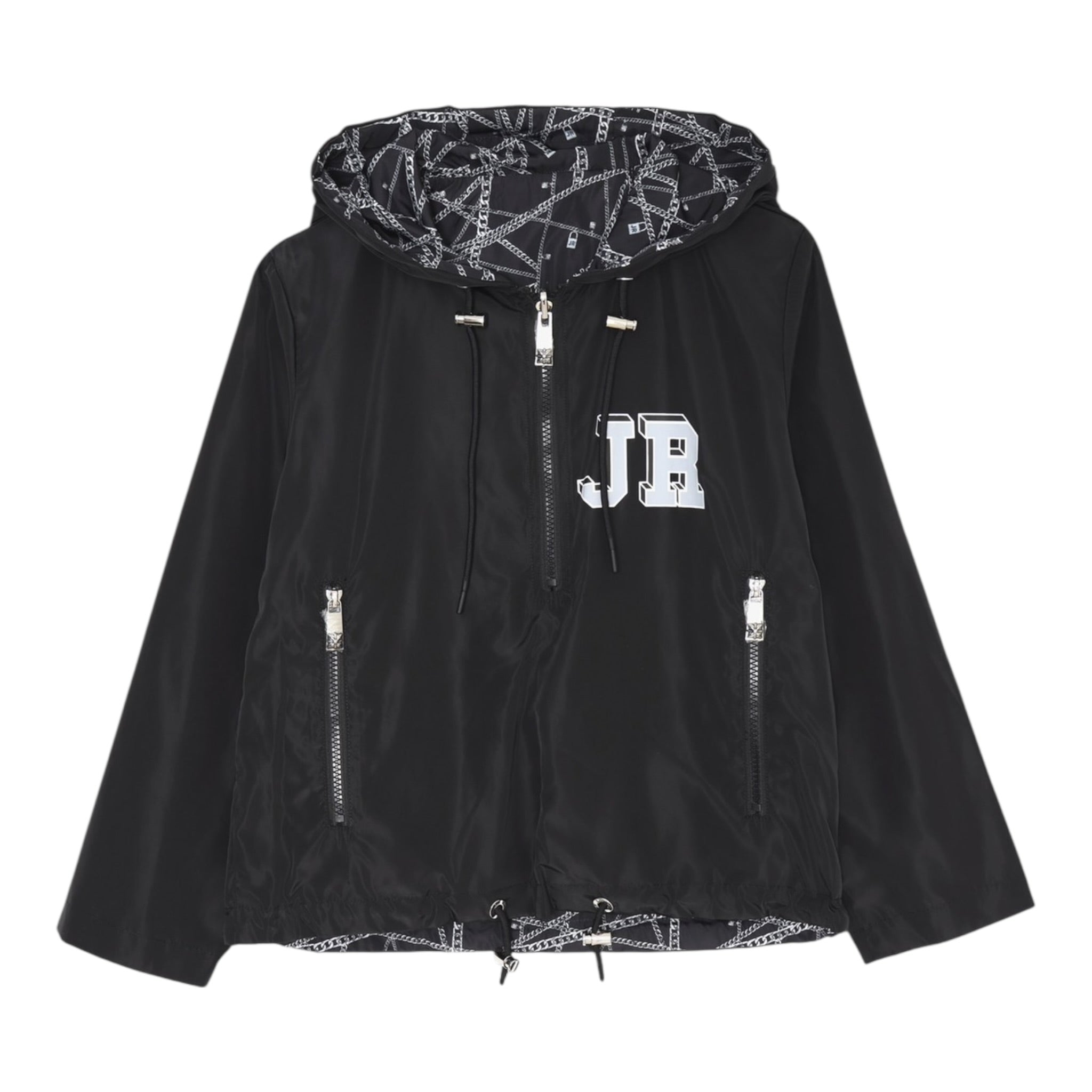 John Richmond Giubbio Reversibile con Cappuccio  per Bambino RBP25034KX NERO JOHN RICHMOND 