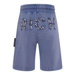John Richmond Bermuda Tinta Unita con Elastico In Vita per Bambino RBP25114BE AZZURRO JOHN RICHMOND 