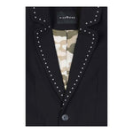 John Richmond Giacca Tinta Unita con Borchie per Bambino RBP25148GC NERO JOHN RICHMOND 