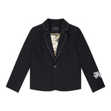 John Richmond Giacca Tinta Unita con Borchie per Bambino RBP25148GCX NERO JOHN RICHMOND 