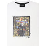 John Richmond T-Shirt Girocollo Tinta Unita con Stampa per Bambino RBP25159TSX BIANCO JOHN RICHMOND 