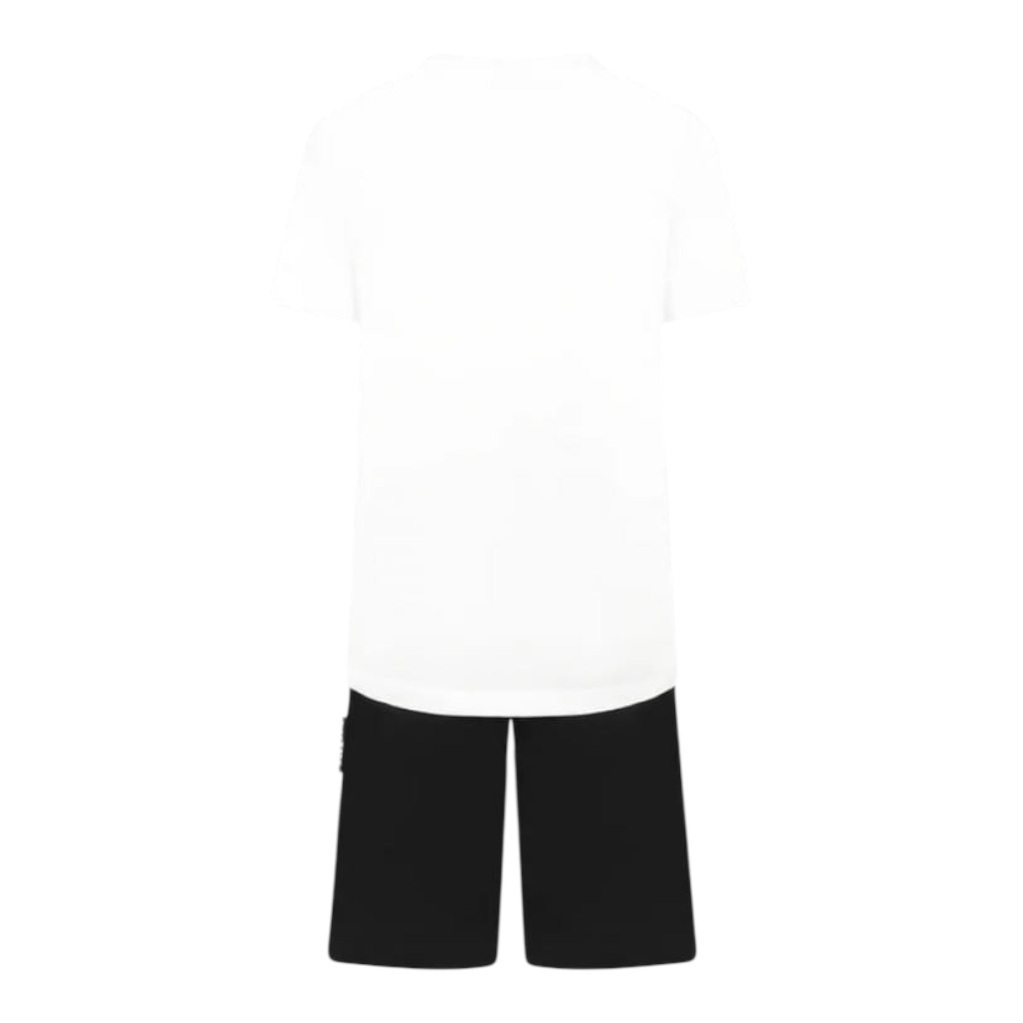 John Richmond Completo 2 Pezzi T-Shirt-Bermuda Bicolore per Bambino RBP25161CJJ BIANCO/NERO JOHN RICHMOND 