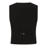 John Richmond Gilet Tinta Unita Doppiopetto per Bambino RBP25220GT NERO JOHN RICHMOND 