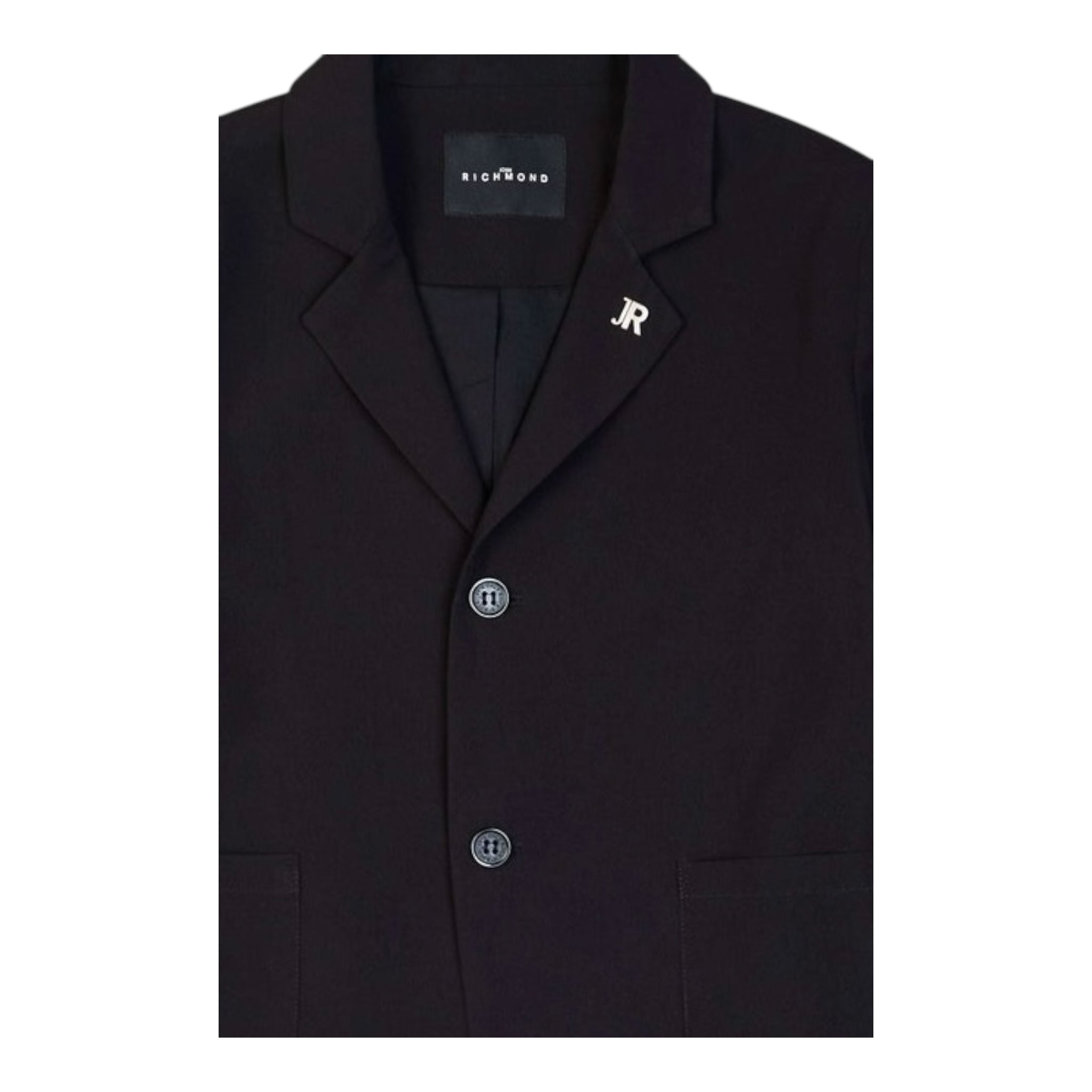 John Richmond Giacca Tinta Unita con Bottoni per Bambino RBP25221GC NERO JOHN RICHMOND 