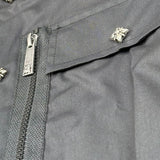 John Richmond Camicia Tinta Unita con Zip per Bambino RBP26009CA NERO JOHN RICHMOND 