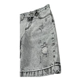 John Richmond Bermuda In Denim Tinta Unita con Girovita Regolabile per Bambino RBP26093BE GRIGIO JOHN RICHMOND 